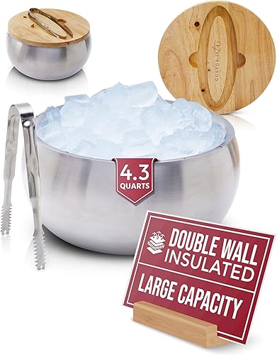 Miniatura 10 de Gusto Nostro Juego de utensilios para preparar cócteles para bármanes con cubitera de acero inoxidable - Juego completo de herramientas de mixología