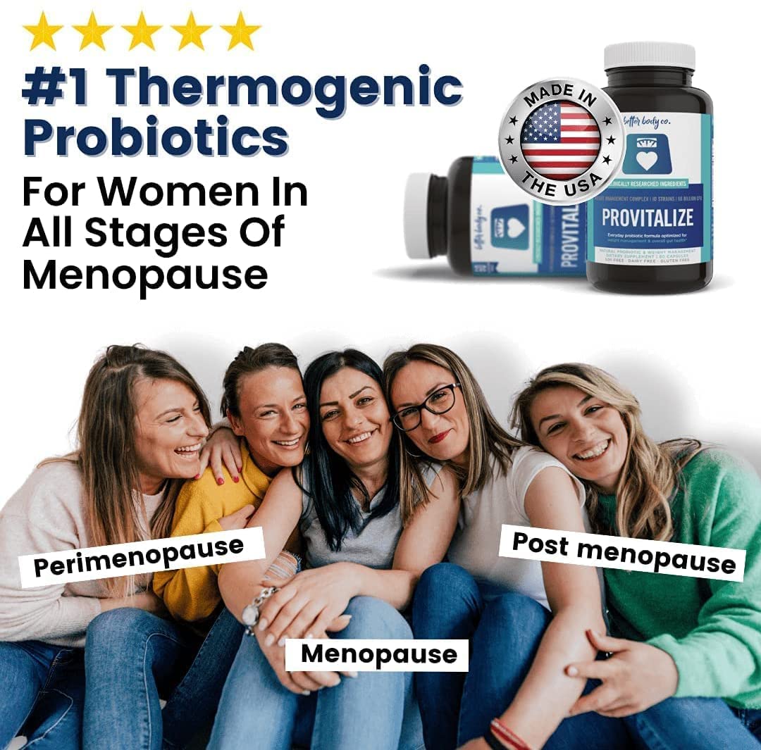 Buy Provitalize 100 Natural & Unique Probiotic Menopause Supplement
