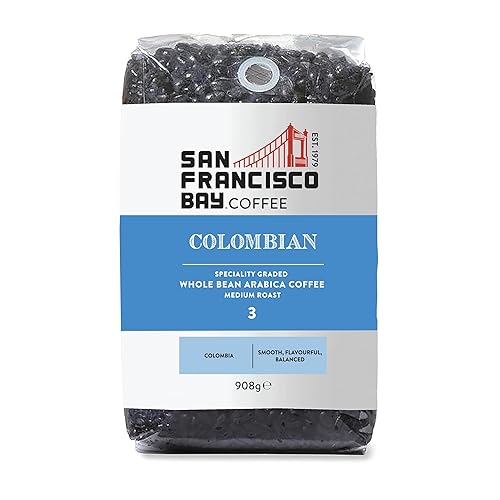 SF Bay - Mezcla de granos enteros de café para el desayuno 2 libras32 onzas908 gramos el empaque puede variar