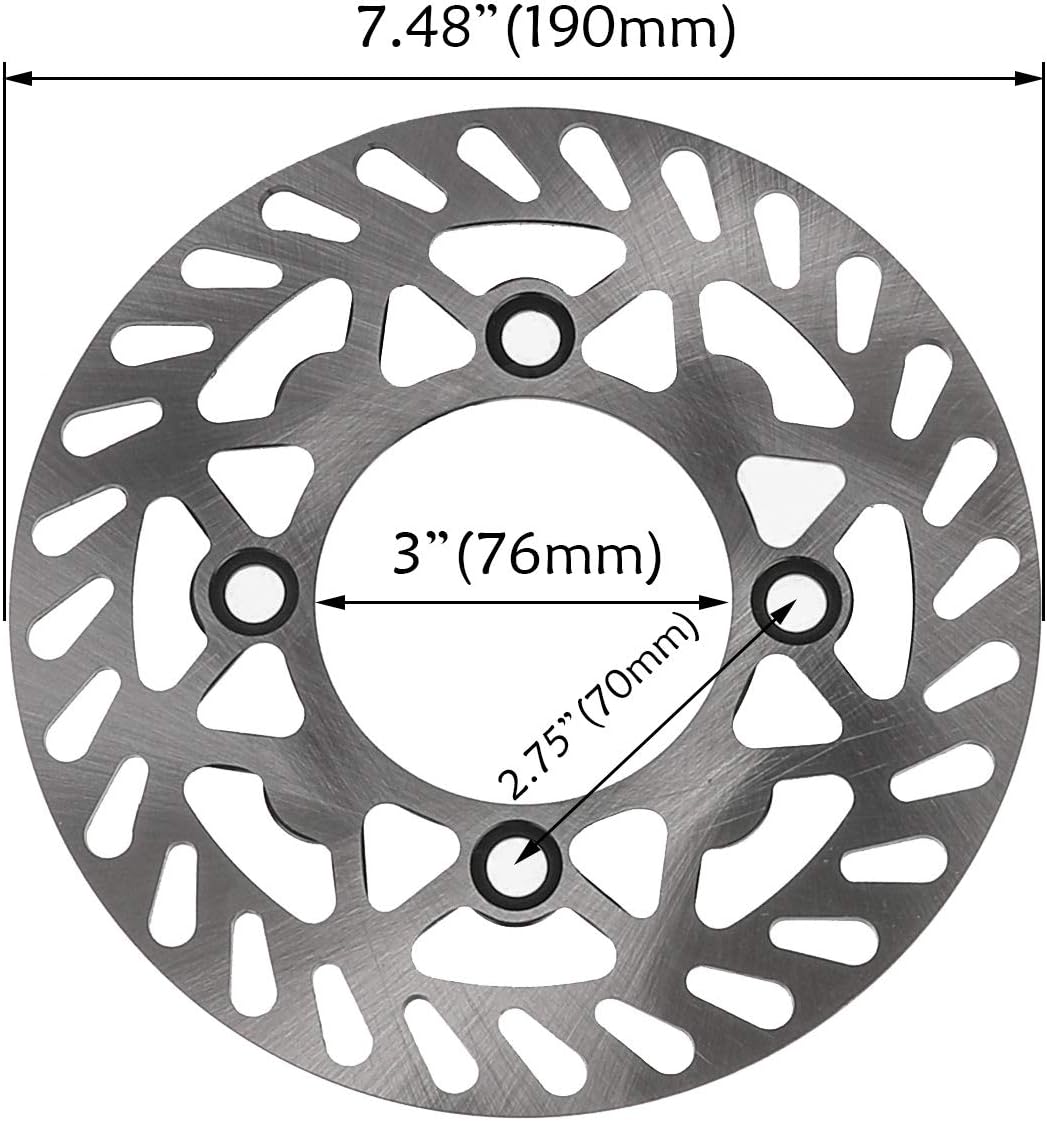 90/100-14 Rear Wheel Tire Rim With 15mm Bearing & Brake Disc Rotor & 428 41T Sprocket & Hydraulic Disc Brake Caliper Master Cylinder and Rim Axle Set for Dirt Pit Bike