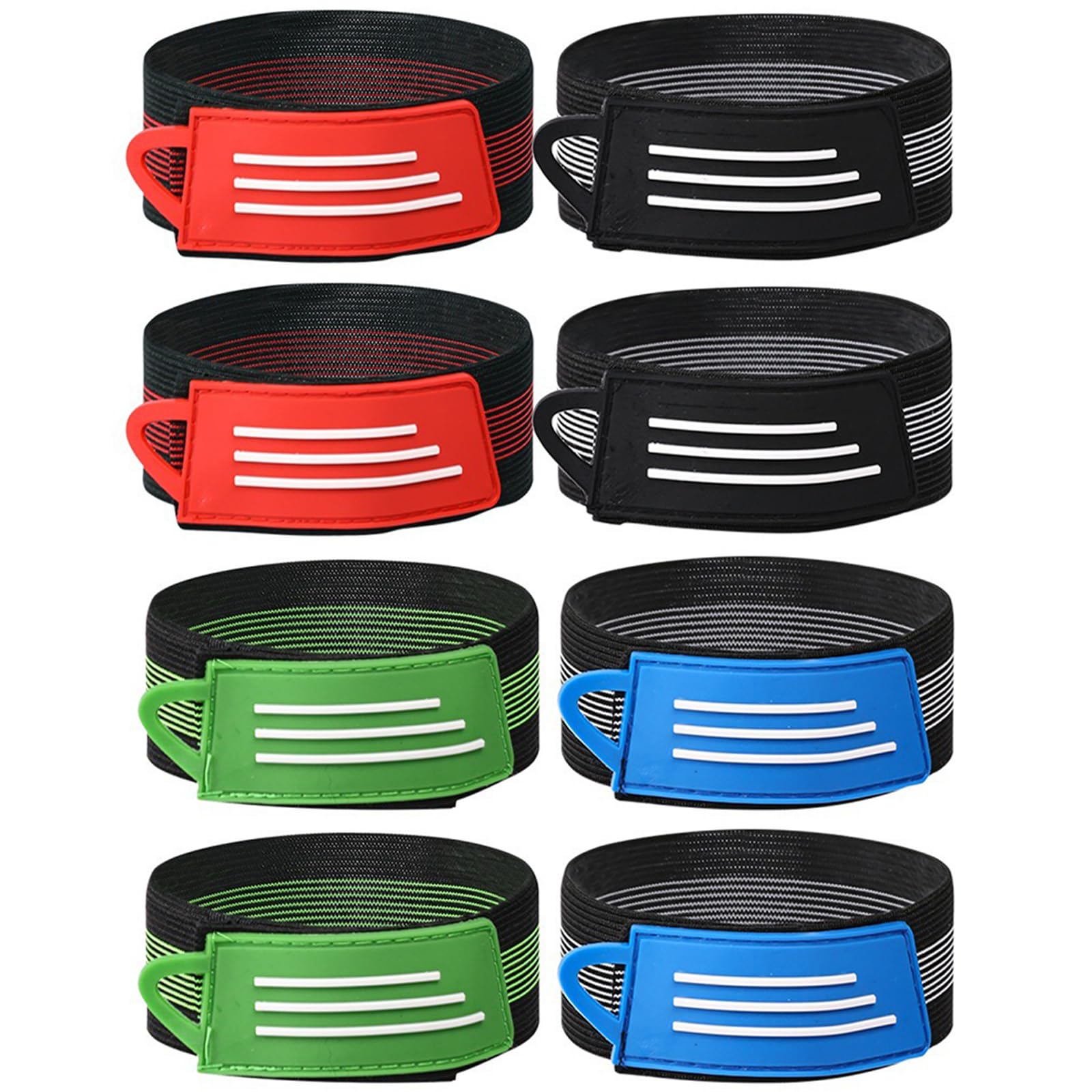Hosenklammer Fahrrad - 8 Stück Elastische Fahrrad-Knöchelrie