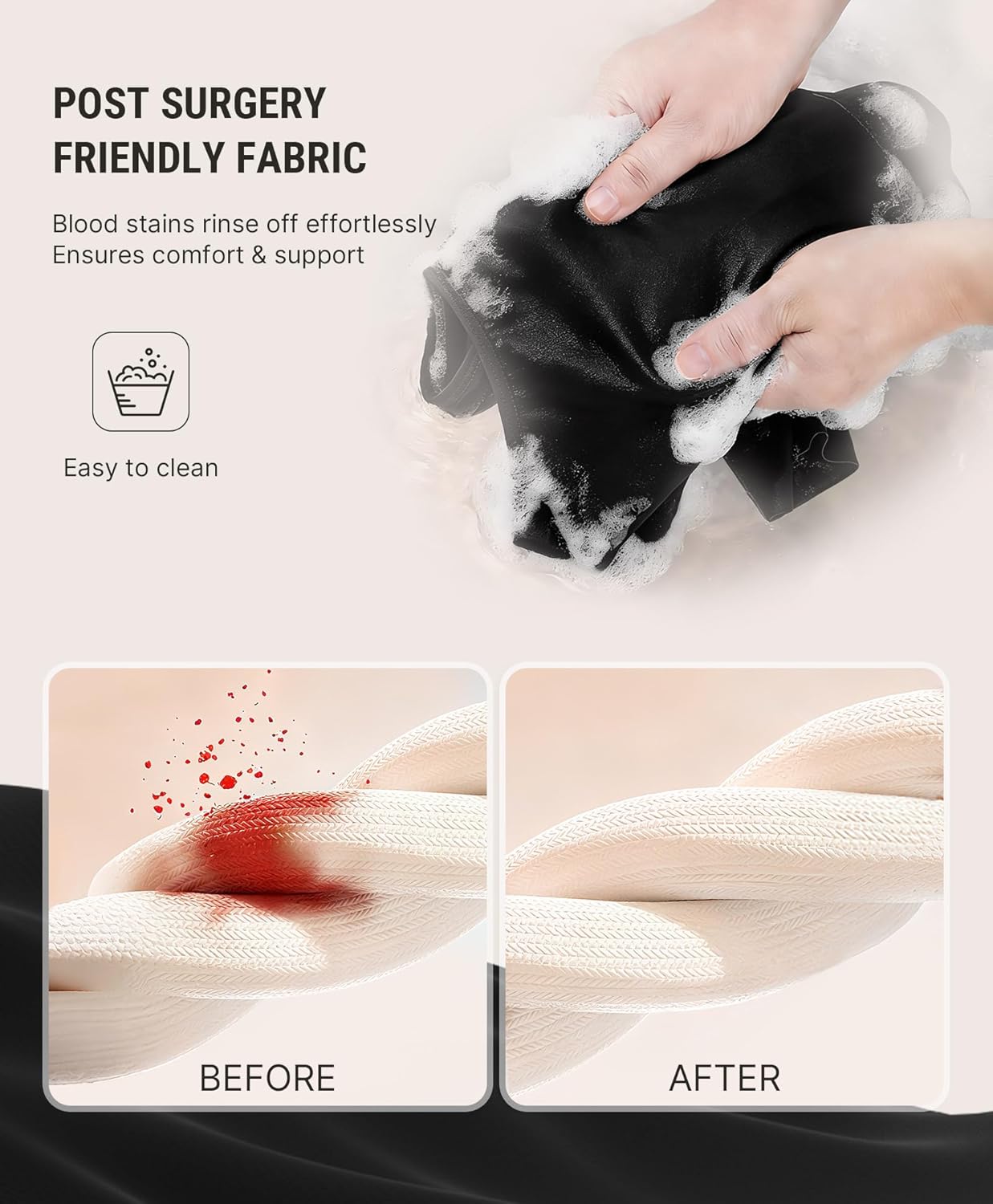 FeelinGirl Arm Compression Sleeve Women Upper Arm Shaper Post Surgery Front Closure Shapewear Bra