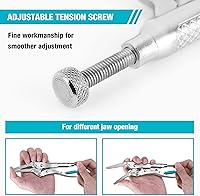 Vista 9 de DURATECH Alicates de bloqueo de nariz de 6-1/2 pulgadas de largo y alicates de bloqueo DURATECH de 10 pulgadas