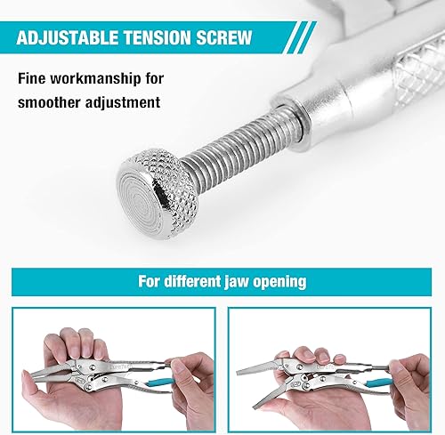 Miniatura 7 de DURATECH Alicates de bloqueo de 7 pulgadas y alicates de bloqueo de nariz larga DURATECH de 6-12 pulgadas