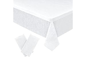 Two-Pack Disposable Lace Tablecloths: Transform Parties with Elegant Touches