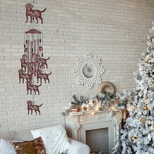 Miniatura 7 de Campanas de viento para perros al aire libre, campanas de viento conmemorativas, campanas móviles, campanillas de viento de bendición, atrapador de