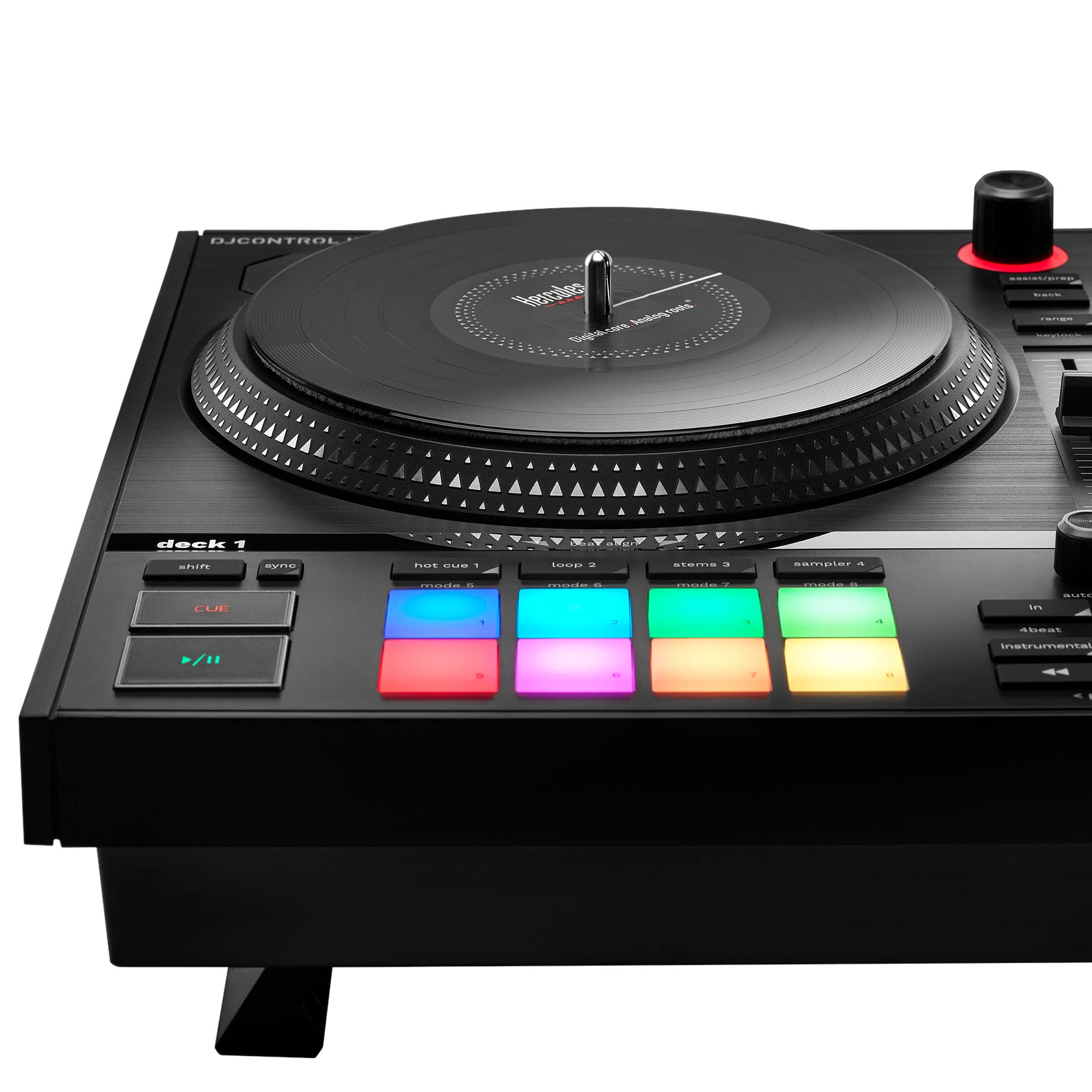 Hercules DJControl Inpulse T7 Konsola DJ 2 piatti motorizzati Replica vinile Serato DJ Lite DJUCED