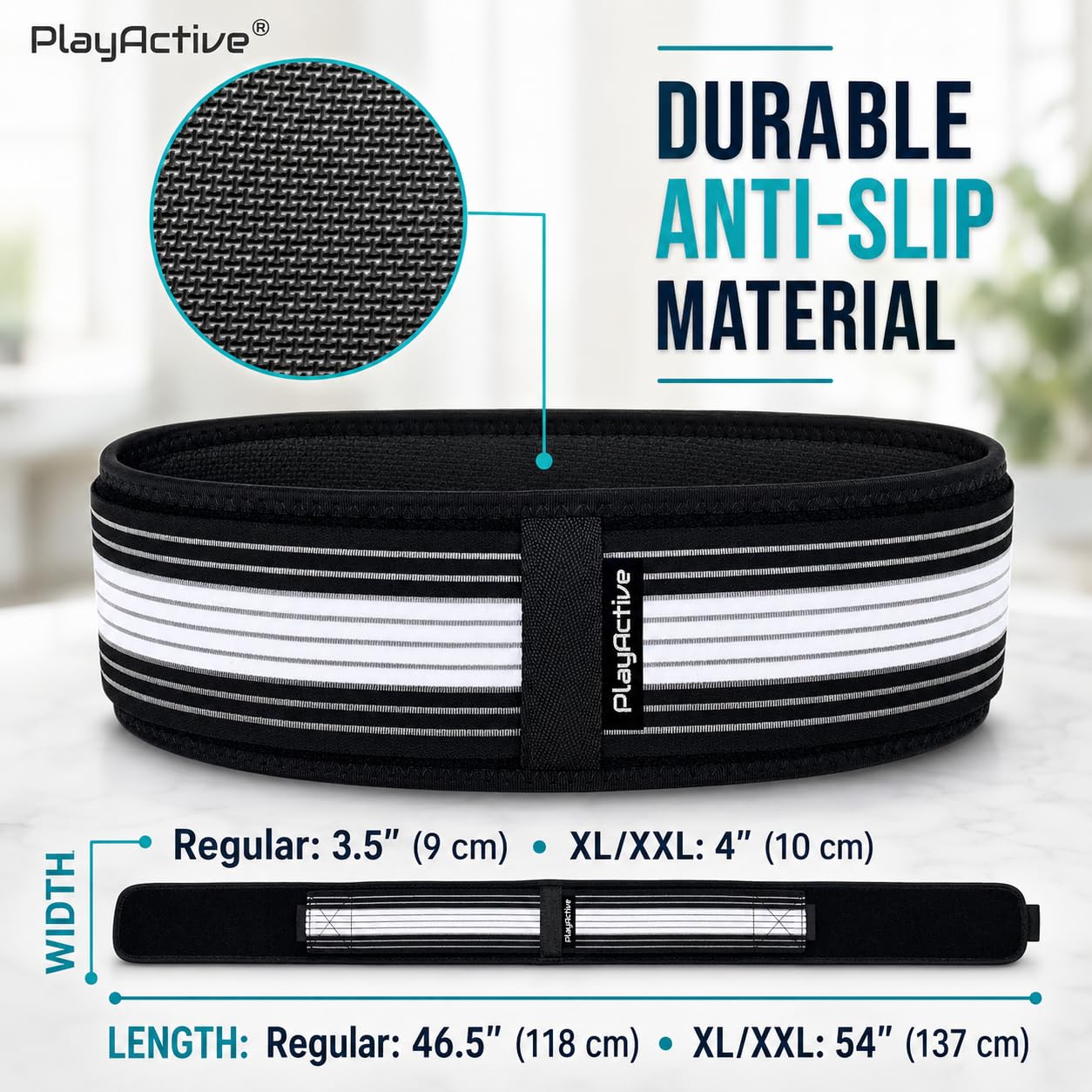 PlayActive Cintura Sacroiliaca SI,Tutore per la parte bassa della schiena per uomini e donne,Bretelle per il dolore dell'anca,Cintura trocantere,Sciatica Pelvi lombare sollievo dal dolore (XL-XXL)