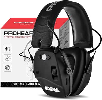 PROHEAR Ear Protection Safety Earmuffs for Shooting Noise Reduction Slim Hearing Protector