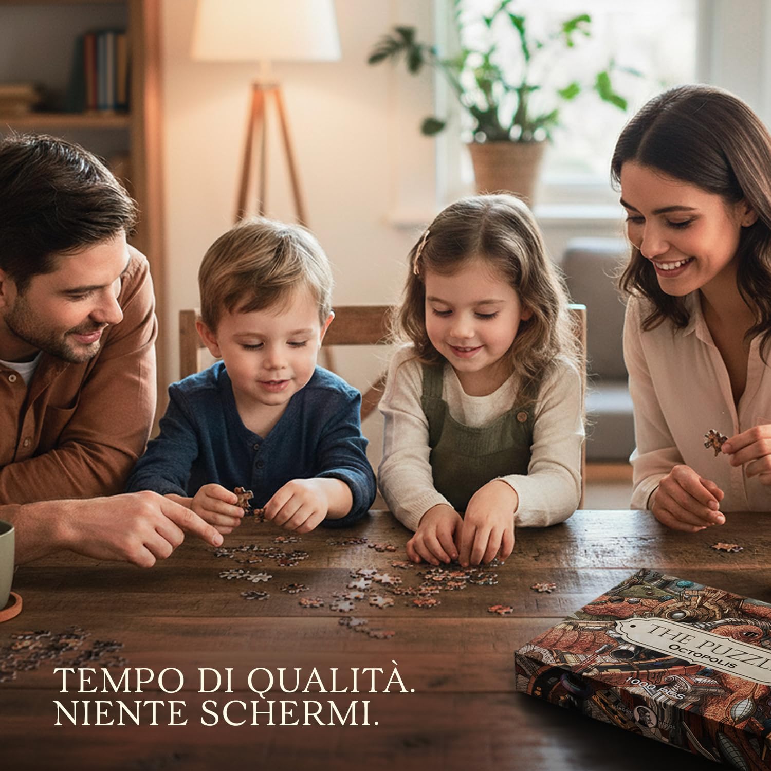 HUNGRY MINDS Octopolis Puzzle 1000 Pezzi per Adulti | Puzzle Impegnativo e Difficile per Straordinario Tema Polpo - Idea Regalo Rompicapo