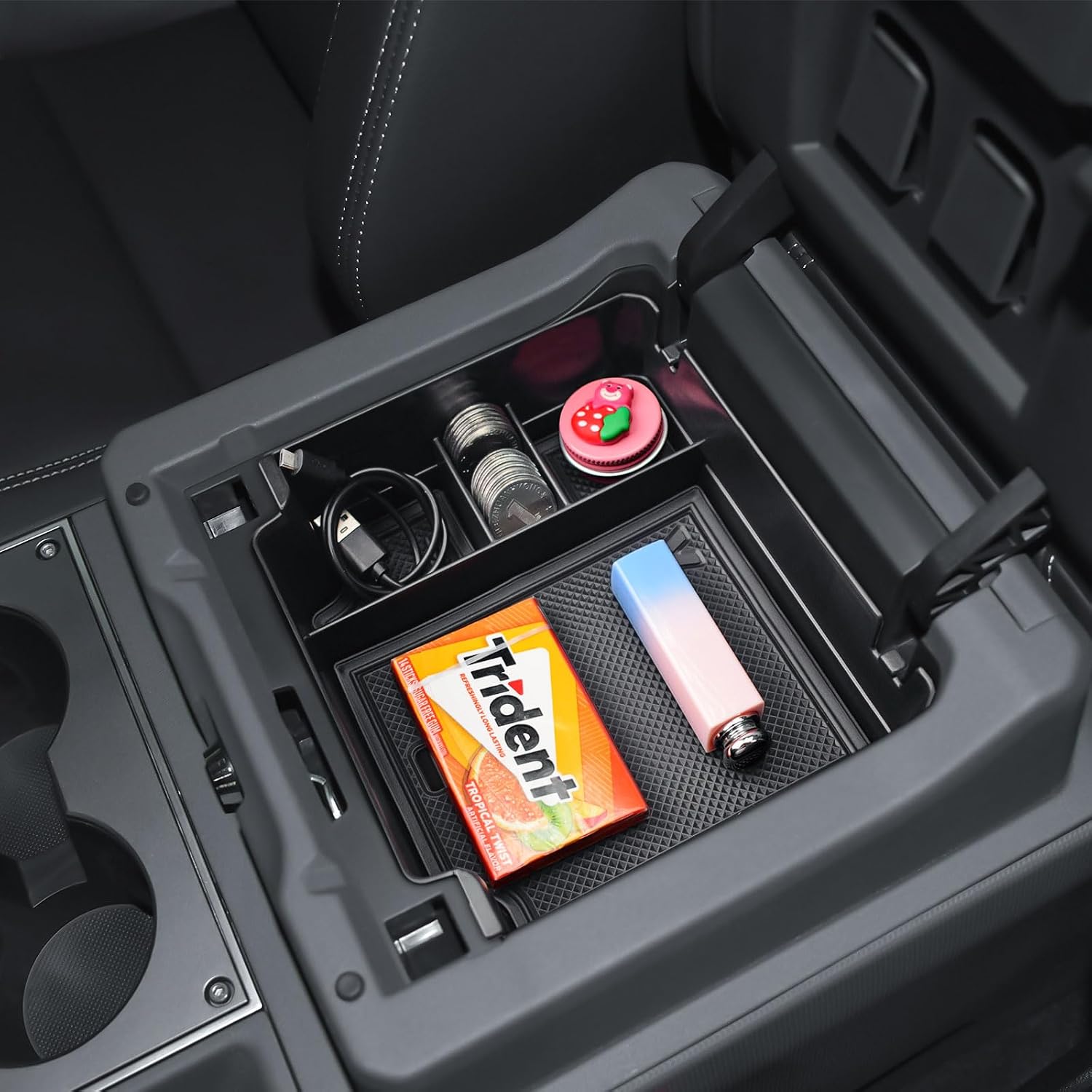 Center Console Organizer Tray Compatible with INEOS Grenadier 2022-2025 – Durable ABS Armrest Storage Box with Custom Fit and Secure Liner