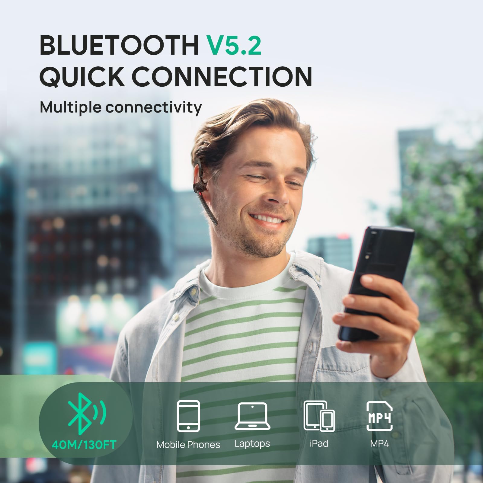 Yealink BH71 Bluetooth Headset - Noise Canceling & Wireless - Dettaglio