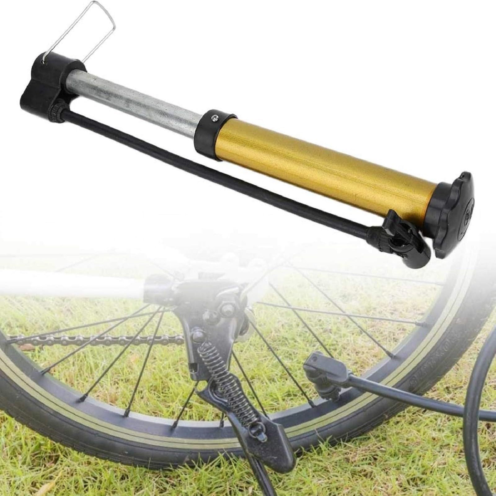 Gonfleur de pneu portable, compresseur d'air pour pneus de voiture, pompe sans fil 150 PSI avec manomètre numérique et lumière LED pour voiture, moto, scooter, balles