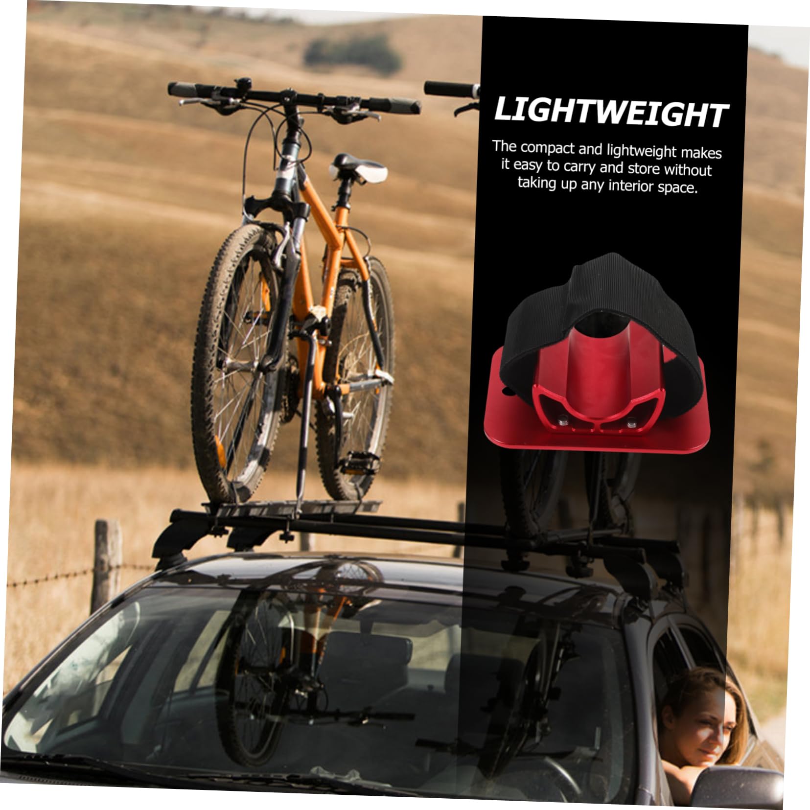 Supporto per Bicicletta Fissaggio Sicuro Ruota Posteriore per Portapacchi Auto Design Elegante e Facile Installazione Compatibile con Vari Modelli Bici Accattivante