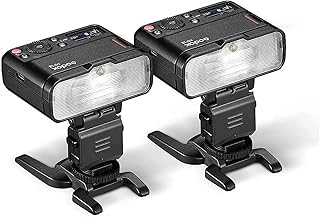 Godox MF12 Macro Flash 2 luzes MF12-K2 Kit, 2,4G Off-Camera TTL Flash Speedlight, 0,01-1,7s Tempo de reciclagem, 3,7V/6,29W Bateria de lítio, compatível com Canon Nikon Sony Fuji Olympus Panasonic