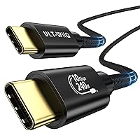 Vista 1 de ULT-WIIQ Cable USB C a USB C de 240 W de carga rápida PD 3.1 y USB C, cable de datos de 10 Gbps de transferencia de datos de alta velocidad, cable