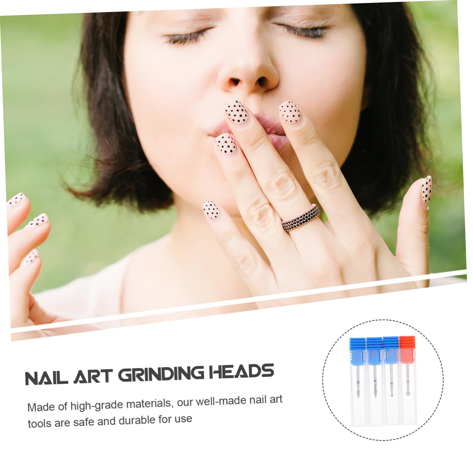 FRCOLOR Lot de 16 polissoirs à ongles en acrylique - Lime à ongles électrique - Lime à ongles - Limes à ongles pour ongles en acrylique - Entretien des ongles - Perçage en céramique