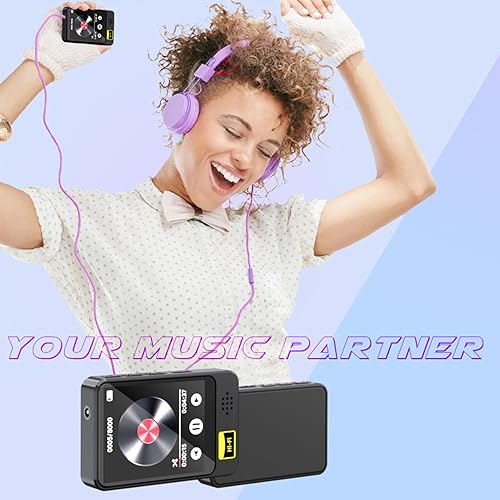 Miniatura 4 de Reproductor de MP3 con Bluetooth 5.0, reproductor de MP3 Spotify de sonido sin pérdidas de alta fidelidad, reproductor MP3 MP4 de transmisión de