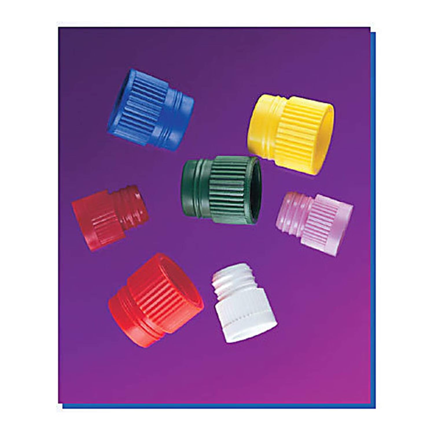 Stockwell Scientific 8585 Hollow Top Plug Caps for 16 mm Test Tubes