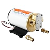 12v Scavenge Impellor Pump- for Diesel Fuel Scavenge Oil Transfer - White Shell