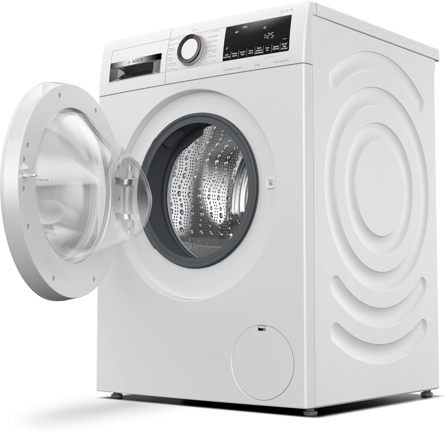 Bosch Elettrodomestici WGG14200IT Serie 6, Lavatrice a carica frontale, 9 kg, 1200 rpm Bosch Elettrodomestici WGG14200IT Serie 6, Lavatrice a carica frontale, 9 kg, 1200 rpm