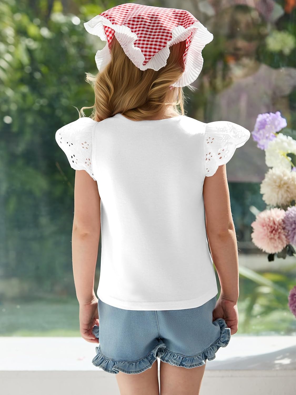 Haloumoning Toddler Baby Girl Ruffle Short
