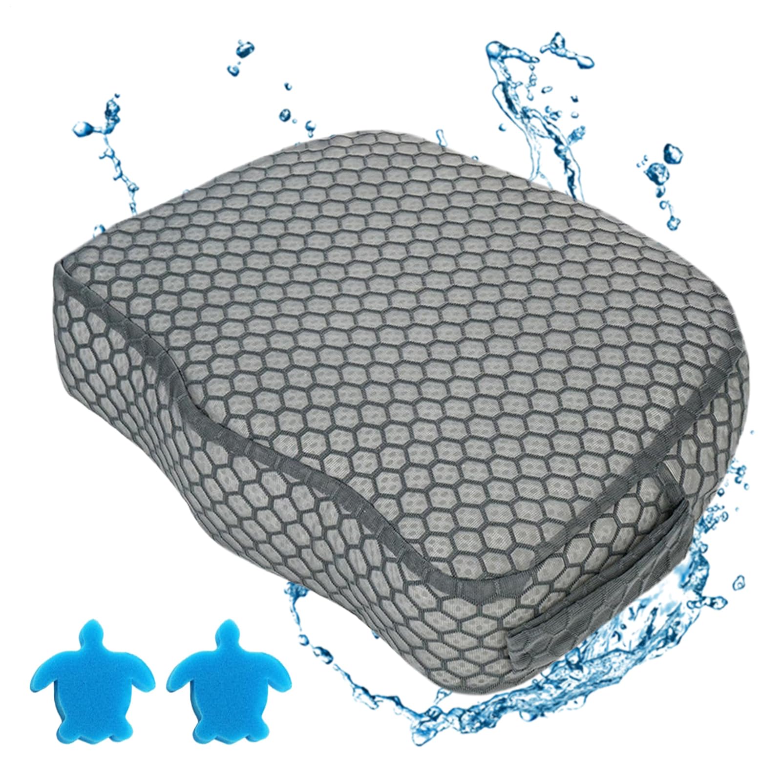 Sedile sollevatore gonfiabile per Spa - Sedile sollevatore per Spa, cuscino regolabile riempito d'acqua, supporto da bagno antiscivolo, comodo cuscino di sollevamento | Çoussin