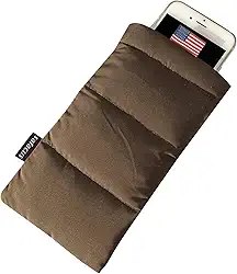 A capa térmica para celular evita o superaquecimento ao sol, bolsa de celular para acampamento evita o congelamento, prolonga a vida útil da bateria, bolsas de cobertura quente ao ar livre