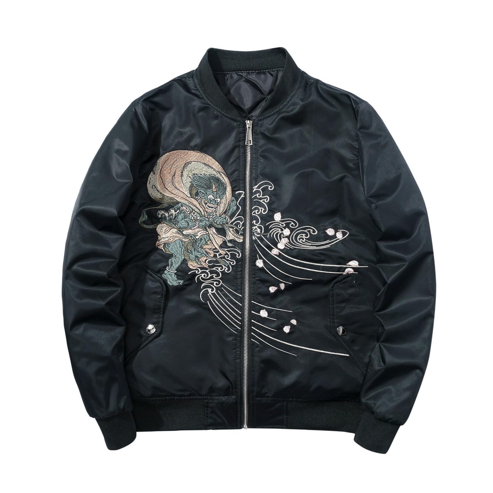 Hombre Chaqueta Crew, Chaqueta Invierno Hombre, Deportiva Chaquetas Ligera Elegante para Tiempo Libre Bomber Jacket