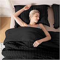 Vista 65 de satisomnia Queen Comforter Set Grey, Soft Seersucker Comforters Queen Size Bed, 3 Pieces Lightweight Down Alternative Bedding Comforter Full Sets