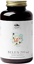 KRÄUTERHANDEL SANKT ANTON - Selenium Capsules - 200 μg Pure Selenium - High Dose - Vitamin E - German Premium Quality (365 Capsules)