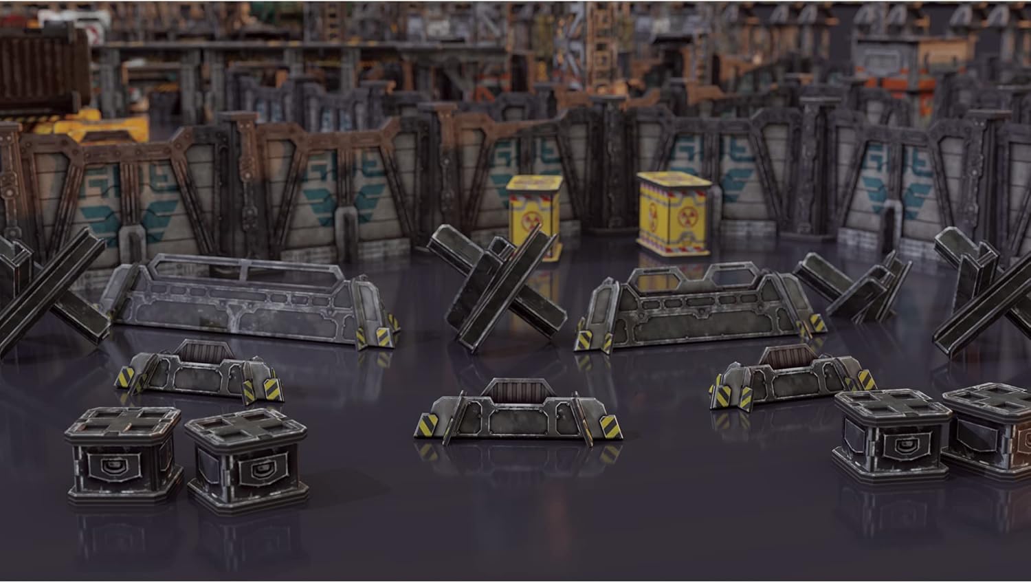 TinkerTurf Sci-Fi Terrain: Scatter Cover, Neutral Theme, Sturdy, Affordable, Great-Looking Full-Color Terrain, Quick and Easy to Assemble, Virtually Limitless Setups