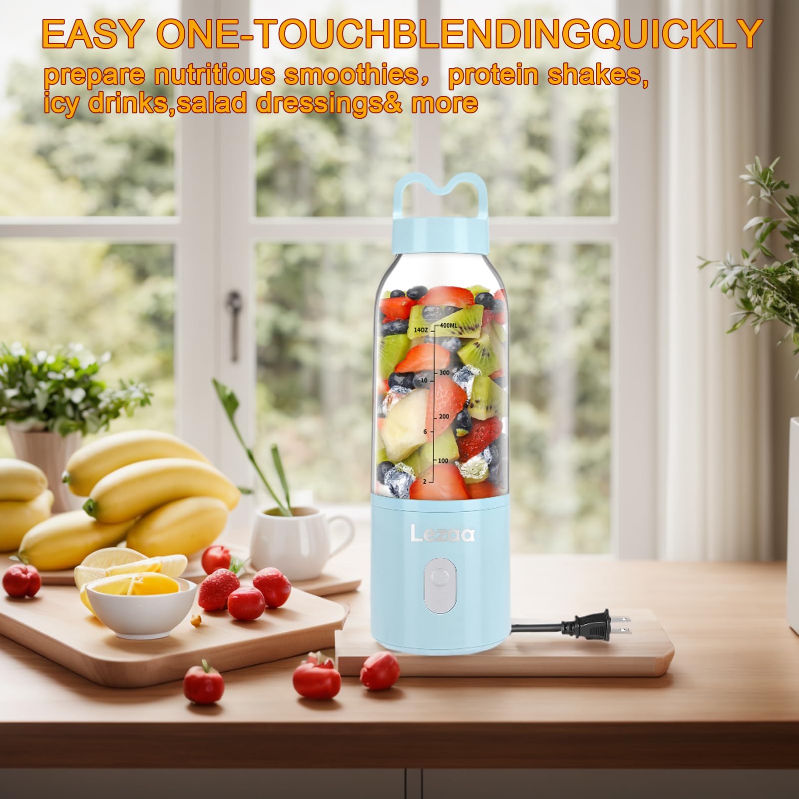 Licuadora Portatil Recargable Mini Vaso Licuadora Batidora De