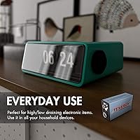 Vista 2 de Tenergy TN136 Smart 4 Bay 9V Cargador con 8 Pack Tenergy 9V NiMH 250mah Baterías Recargables