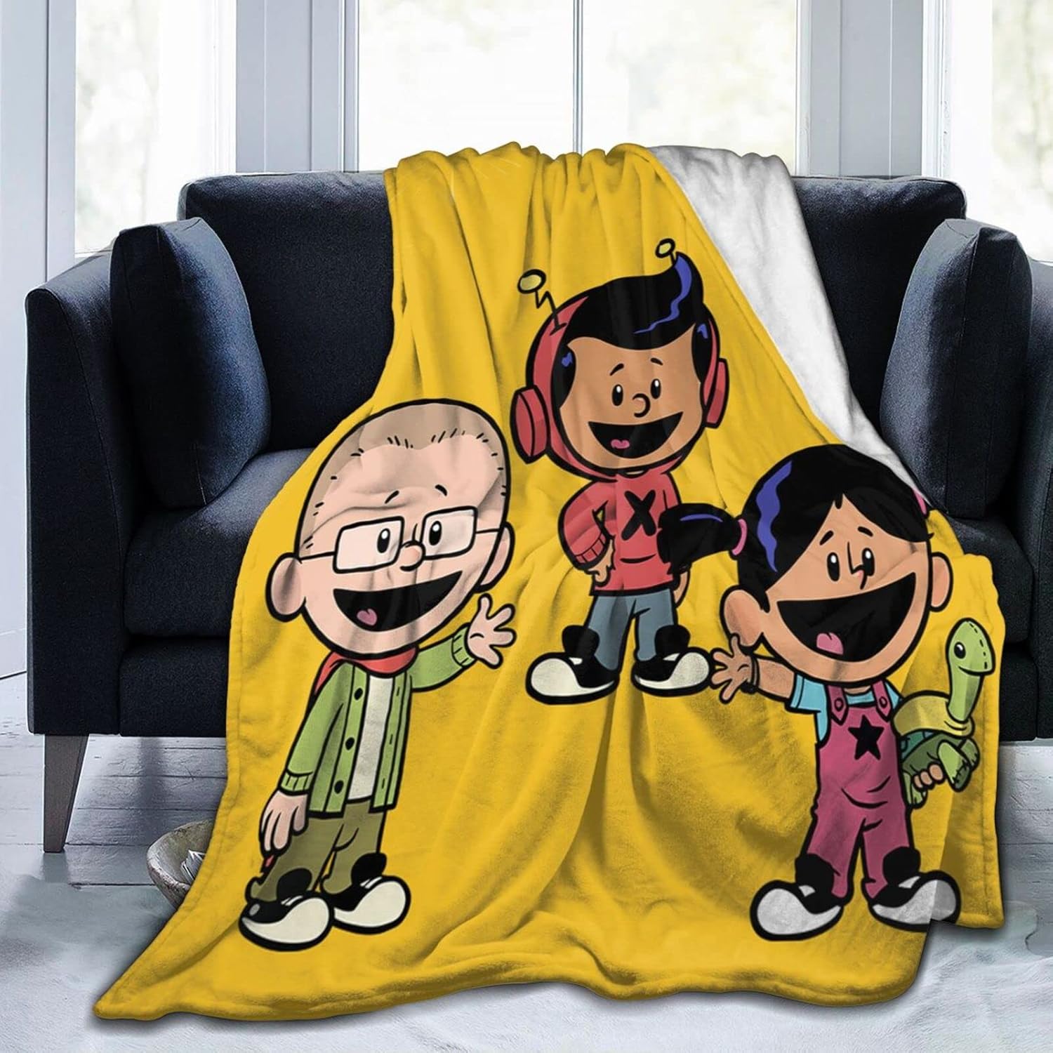 KOVOS Throw Blanket Xavier Anime Riddle and The Secret