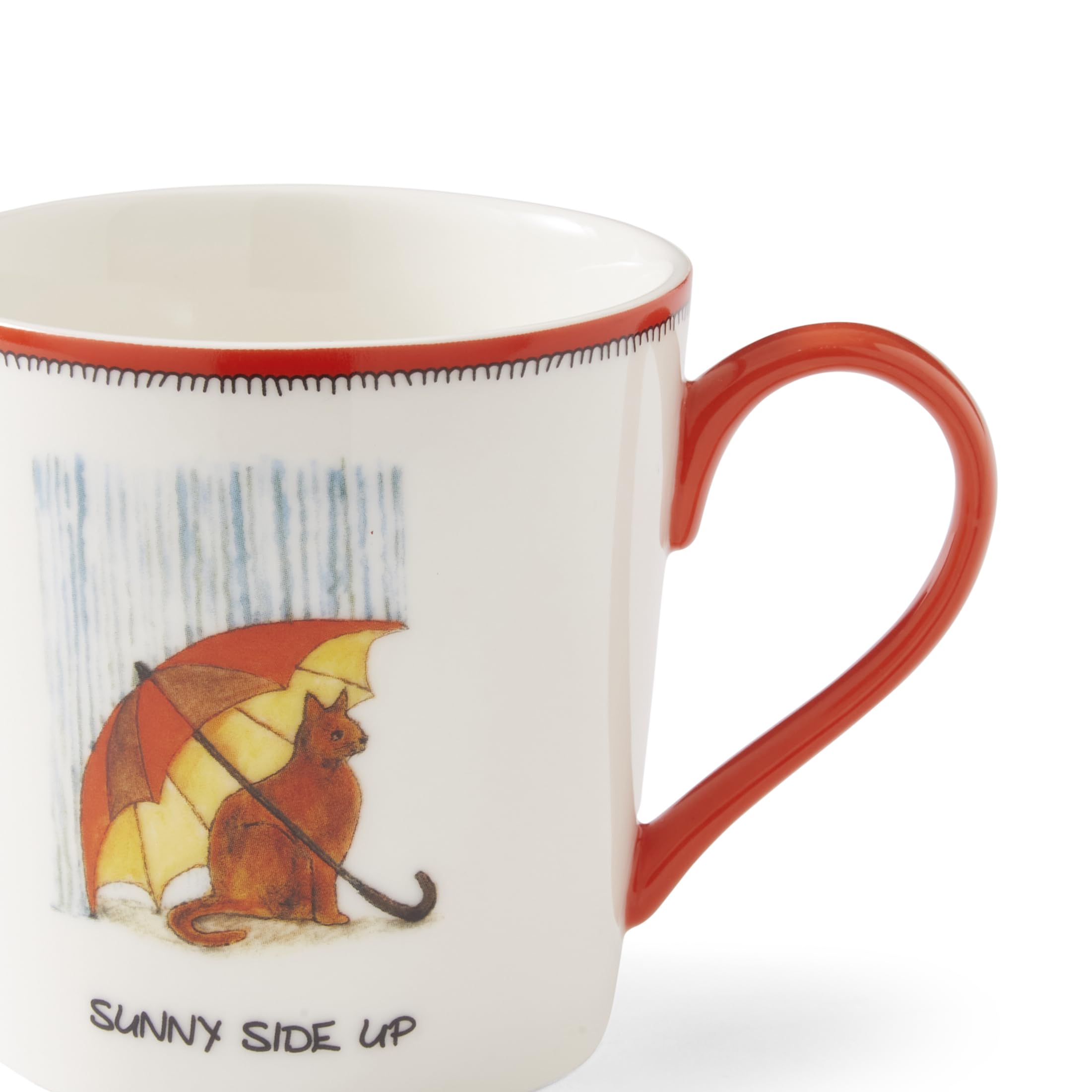 Amazon.com | Spode Kit Kemp 12oz Doodle Mug | Sunny Side Up