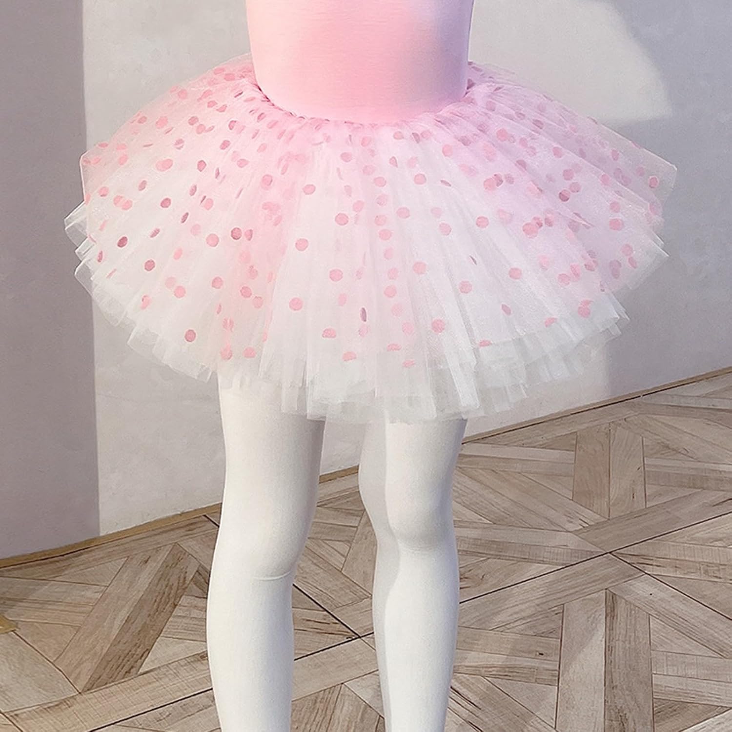 Carnival Tutu Skirt for Girls Ballet Dance Party Layered Tulle Princess Dress Kids Fluffy Elastic Waist Short Skirts
