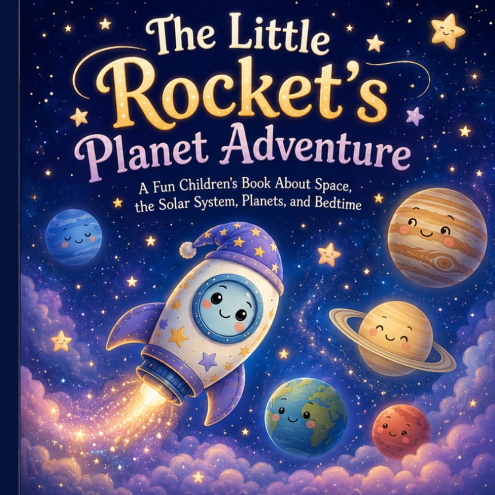 The Little Rocket’s Planet Adventure: A Fun Children’s Book About Space, the Solar System, Planets, and Bedtime