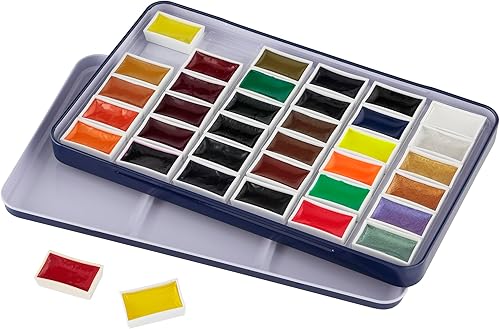 Miniatura 2 de Soho Urban Artist E-Z Lift Artist - Juego de 36 sartenes para acuarelas profesionales con colores ricos y brillantes para pintores, artistas,