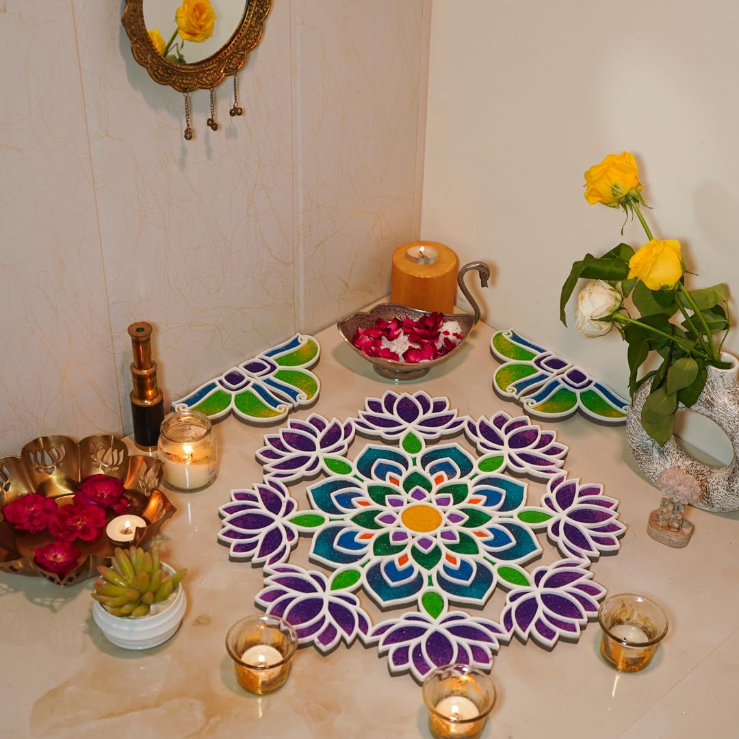 Island Rangoli Nity Design 16 Crochet Series, Rangoli Mat, Modern Rangoli for Home décor (16 inches) (B0CJV246B4) Amazon Price History, Amazon Price Tracker