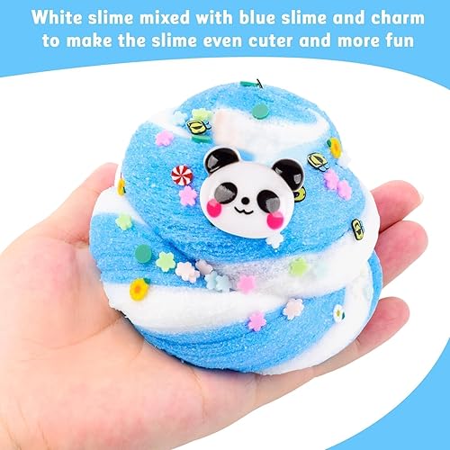 Miniatura 3 de Paquete de 15 unidades de slime de nube de Navidad de colores para niñas y niños, suministros divertidos de recuerdos de fiesta, kit de slime a