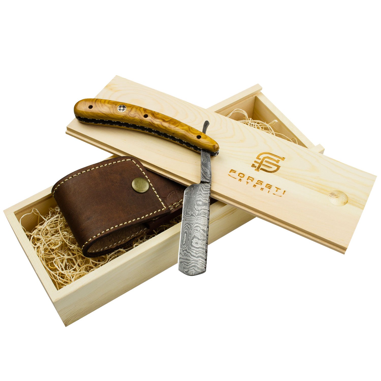Forseti Steel Throat Cutter Folding Straight Razor
