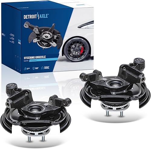 Miniatura 10 de Detroit Axle - Nudillo de dirección delantero derecho de 2.0L para Kia Optima 2011, nudillo de dirección del lado del pasajero y reemplazo