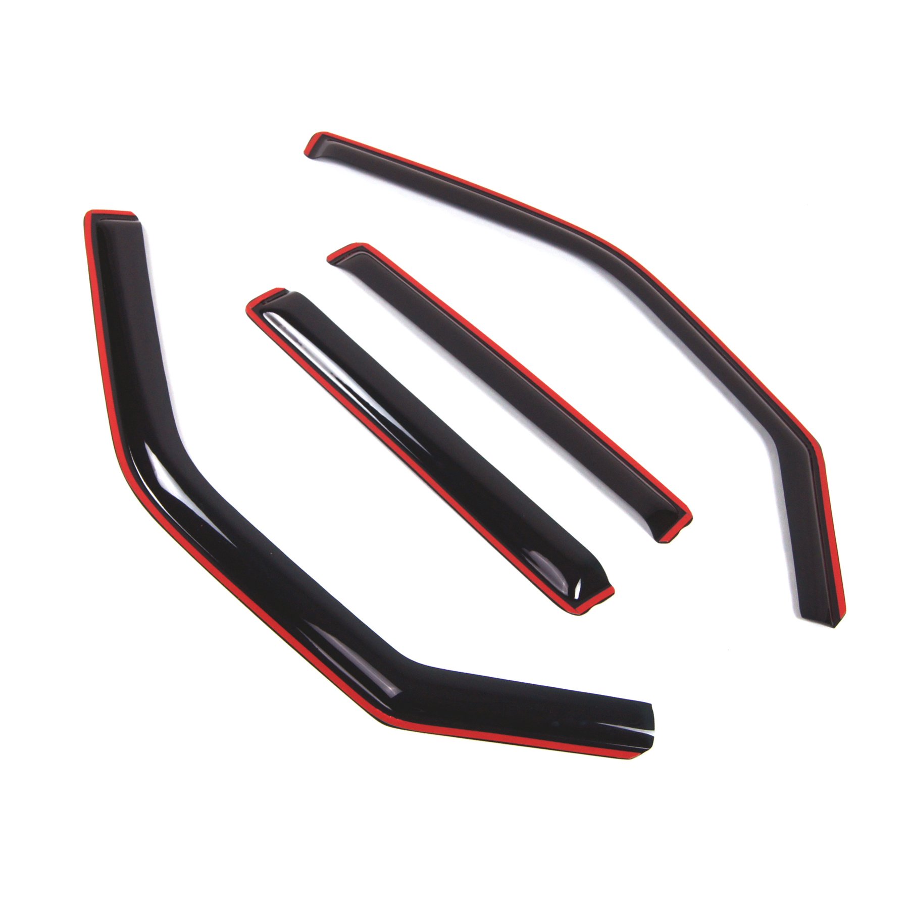 In-Channel Rain Guards / Window Deflectors – Compatible With 1997-2017 Ford Expedition