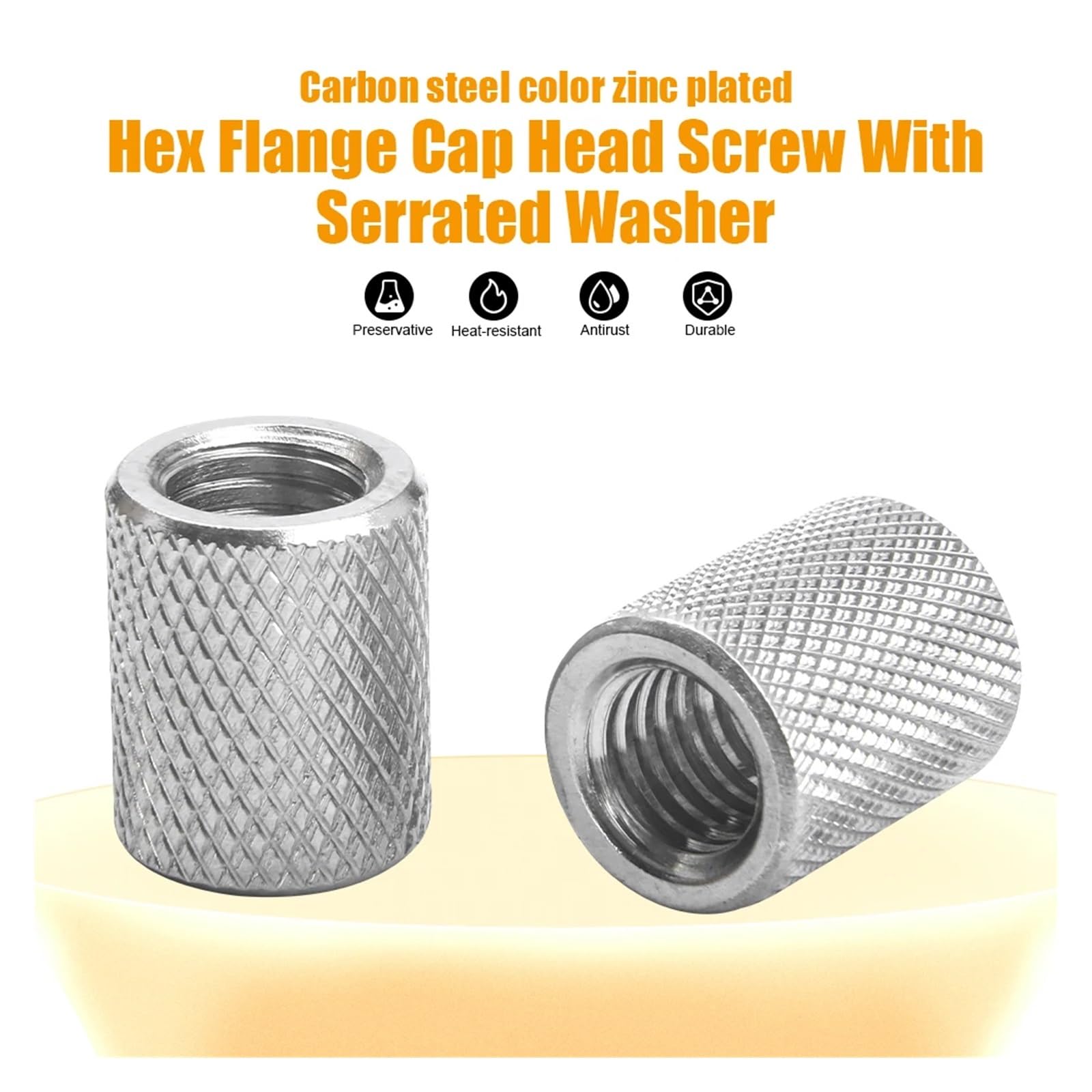 Knurled Knob Uxcell Knurled Thumb Nuts, 20Pcs M4x0.7mm Iron Round Knobs Fastener For M8x1.25 Nut