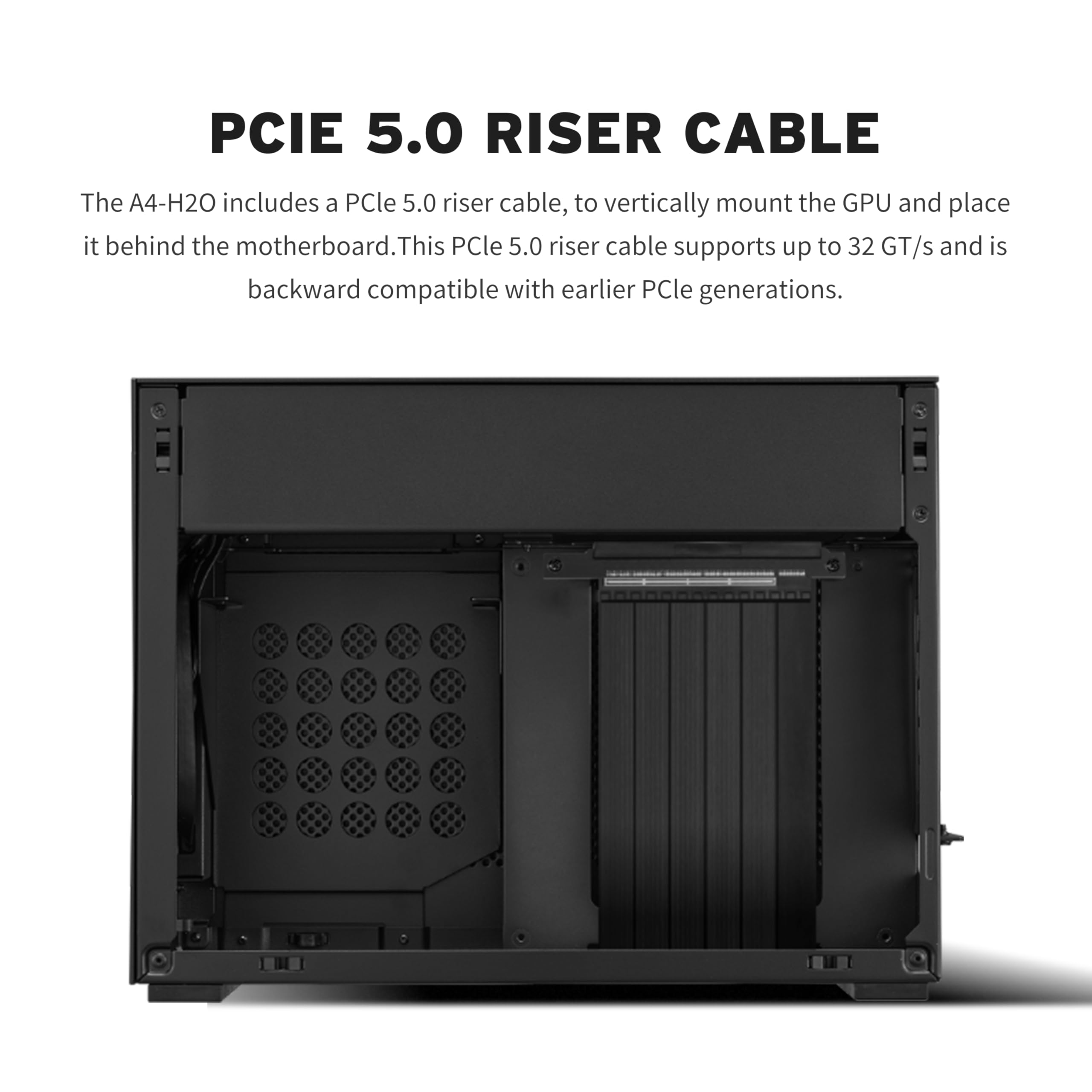 Amazon.co.jp: Lian Li A4-H2OX5 Mini-ITX PCケース、トリプルスロット 