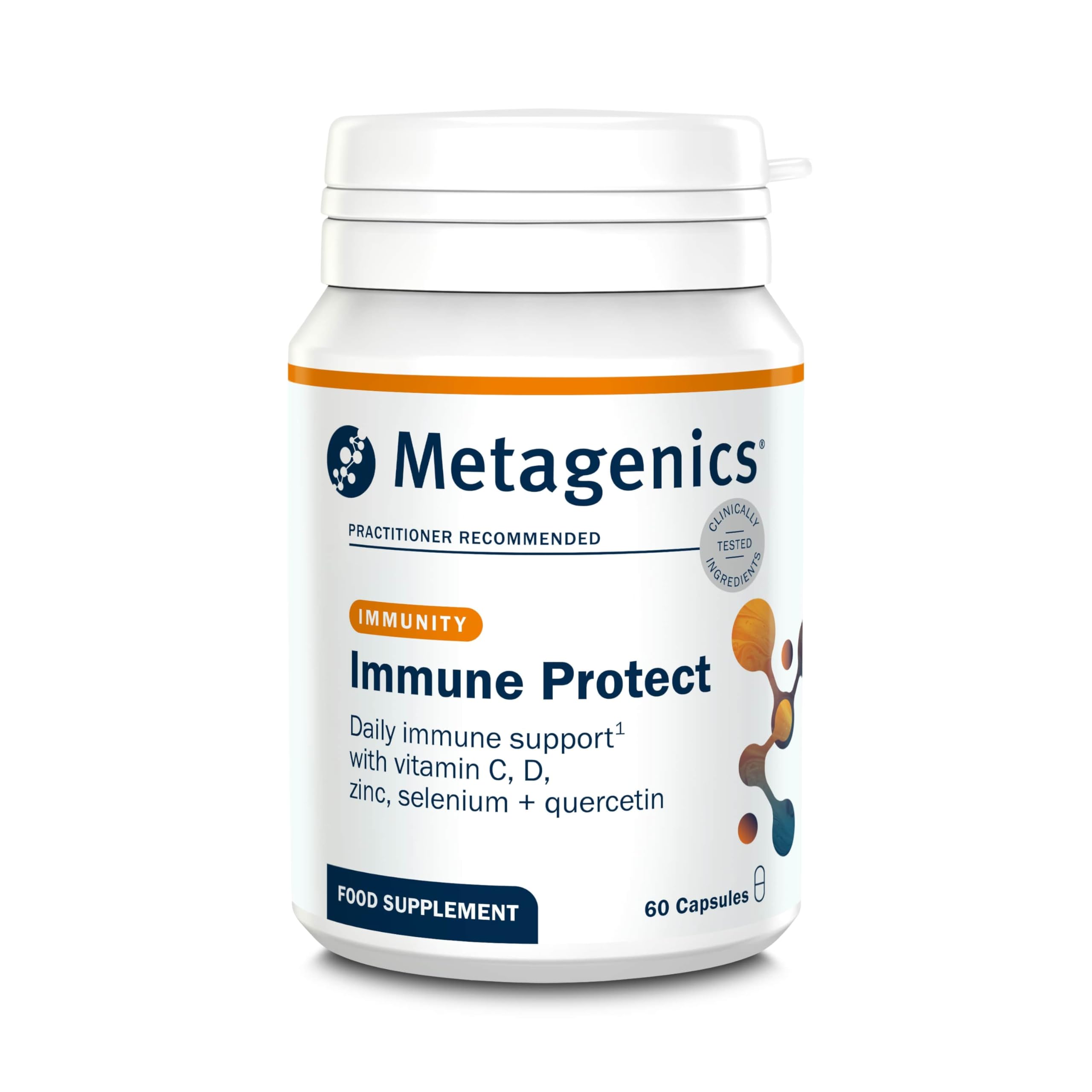 Metagenics Immune Protect - Immune Support Supplement - with Vitamins C and D, Minerals Zinc and Selenium & Quercetin - 60 Capsules
