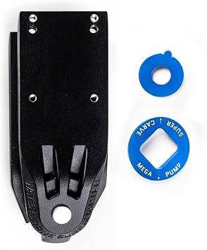 Waterborne Skateboards Surf and Rail Adapter FIN System for 3 Surfskate Trucks Modes - Surf Skate Truck Fits Any Board - Longboard Skateboard Accessories, Surf Skateboard Trucks, Surfskate Skateboard