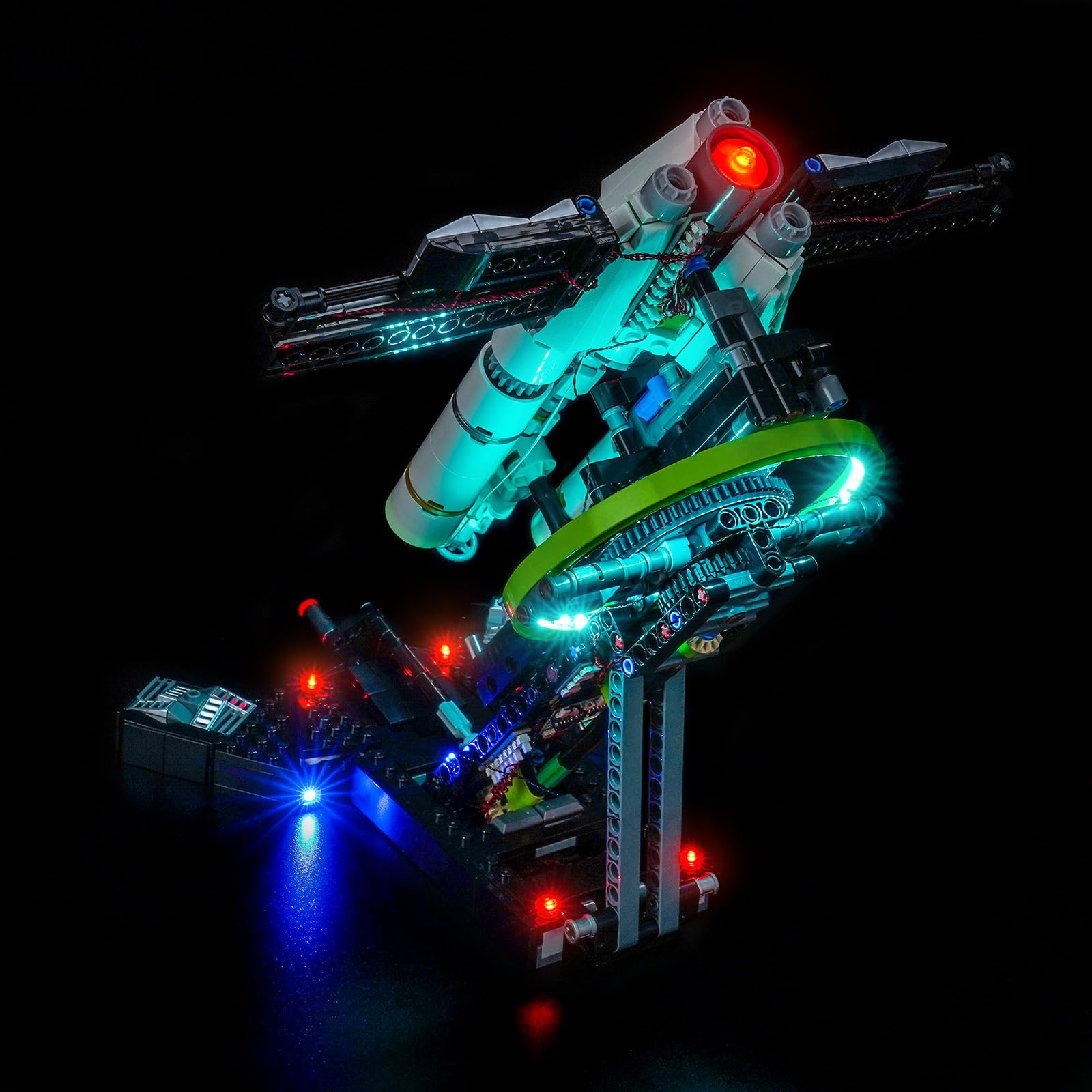 Kit di luci con telecomando compatibile con Lego Project Hail Mary 11389 (non modello), set di illuminazione a LED compatibile con Lego 11389 Project Hail Mary Building Blocks Model
