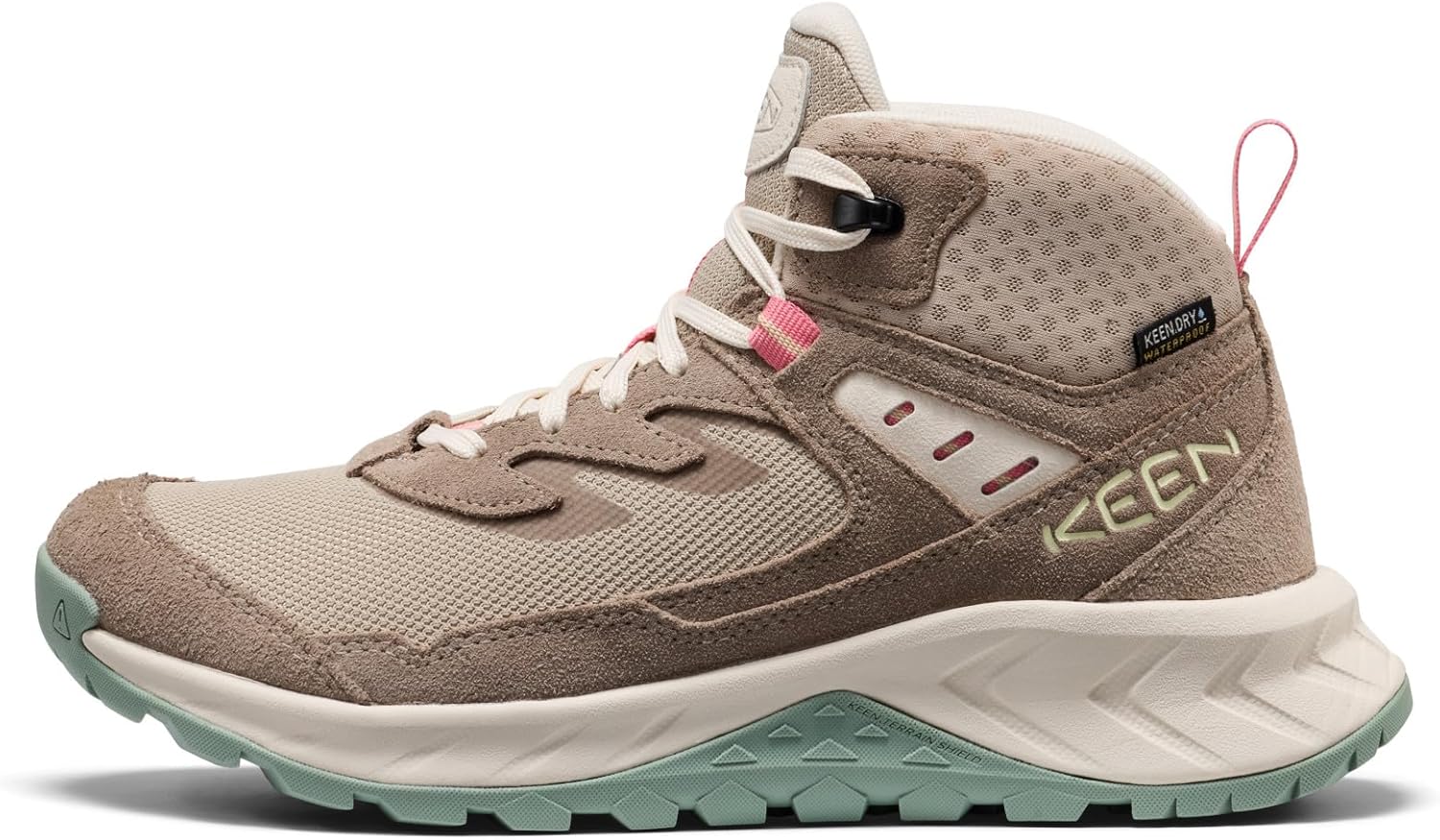 KEEN Women's Hightrail Mid Height Durable Lightweight Breathable Leather Waterproof Hiking Boots
